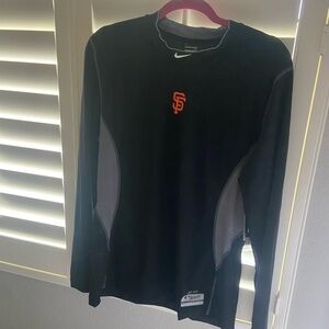SF giants Nike pro fitted shirt - mens
